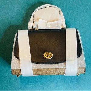 COACH TILLY TOP HANDLE SATCHEL IN SIGNATURE CANVAS